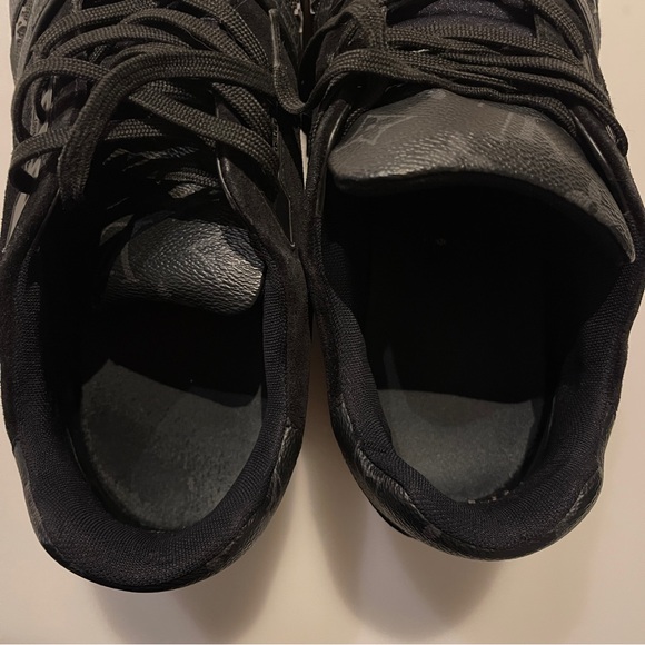 Louis Vuitton trainer low black monogram eclipse leather US11 men’s sneaker - Picture 13 of 15